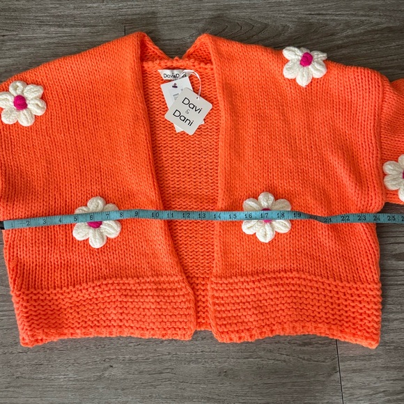 Davi & Dani Knot Open Cardigan NWT - Picture 5 of 8